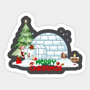 Wish from North pole to you-Merry christmas Sticker